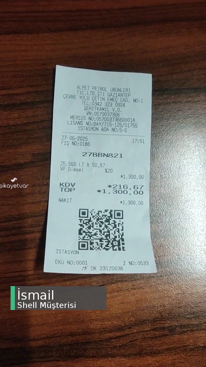 Shell Diye Gittim Alpet Çıktı videonun kapak resmi