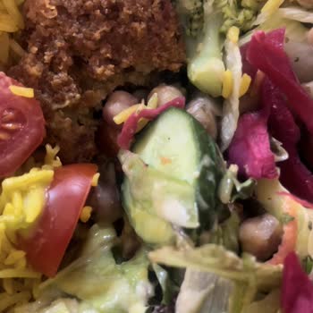 Bowl Of The King Sipariş Edilen Falafel Bowl'da Kurt Çıkması