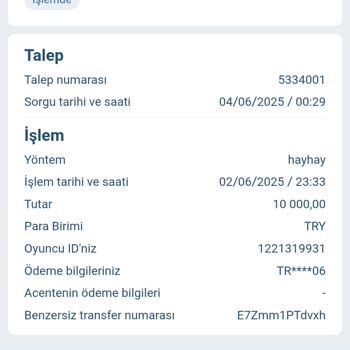 1xBet Onaylanan Para Çekme Talebim Hesabıma Yatmadı