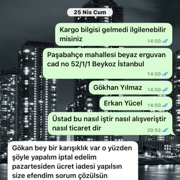Satın Aldığım Ürün İçin Ne Ürün Var Ne İade, Bilgi De Yok