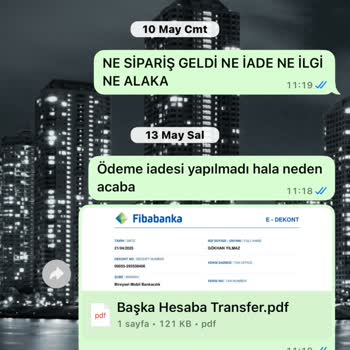 Satın Aldığım Ürün İçin Ne Ürün Var Ne İade, Bilgi De Yok