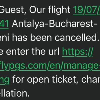 Pegasus Uçuş İptali Sonrası Eksik Para İadesi Mağduriyeti