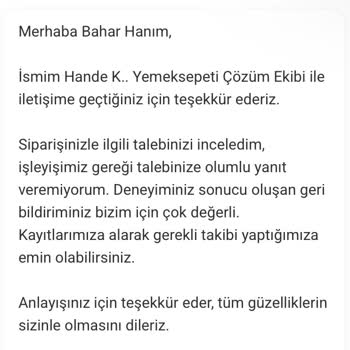 Eksik Ürün Ve Çözülmeyen İade Sorunu