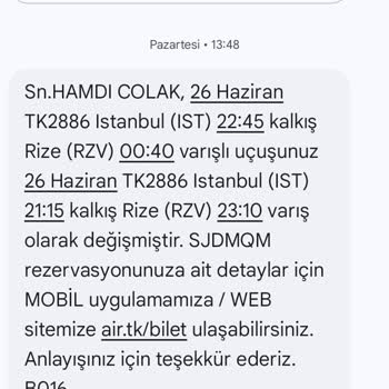 Uçuş Değişiklikleri Ve Bilgilendirme Eksikliği Mağduriyet Yarattı