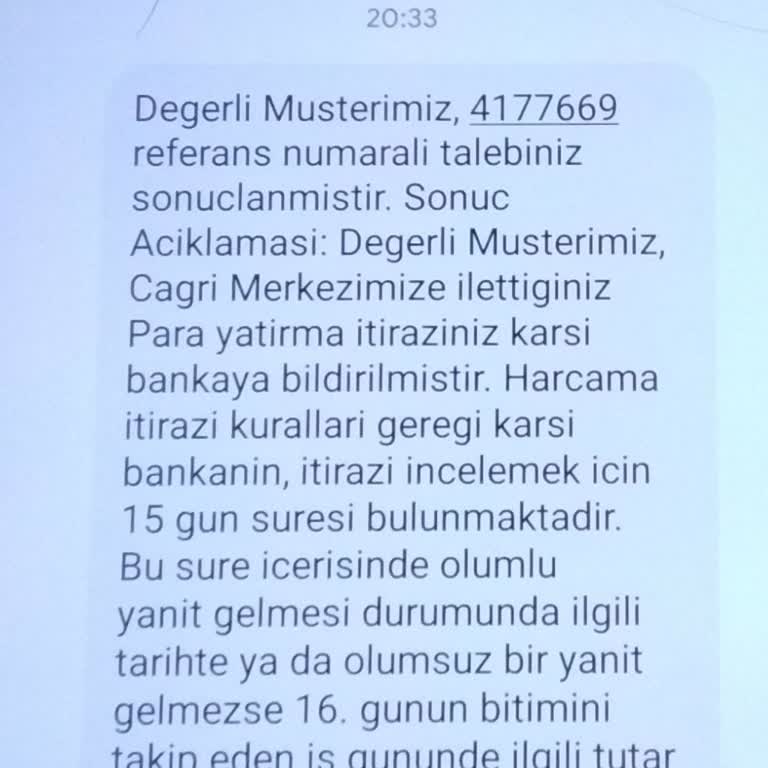 ATMde Kaybolan Param İki Haftadır Hesabıma Geçmedi
