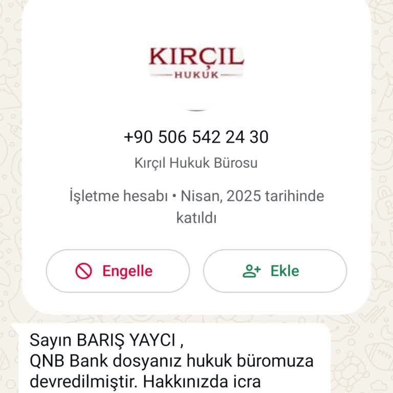 Borç Takibi Sürecinde Yakınlarıma Mesaj Gönderilmesi Ve Çözüm Odaklı Olunmaması