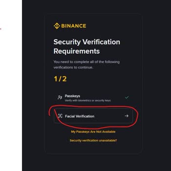 Passkey ve Yüz Doğrulama Nedeniyle Binance Hesabına Erişim Sağlanamıyor