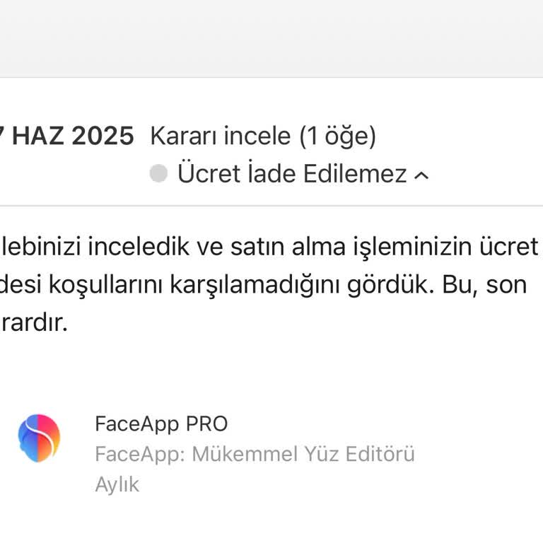 Yanlışlıkla Yapılan Abonelikte İade Talebim Reddedildi