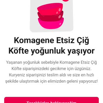 Yemeksepeti Siparişim 3 Saatte Gelmedi İptal Ve Müşteri Hizmeti Yok