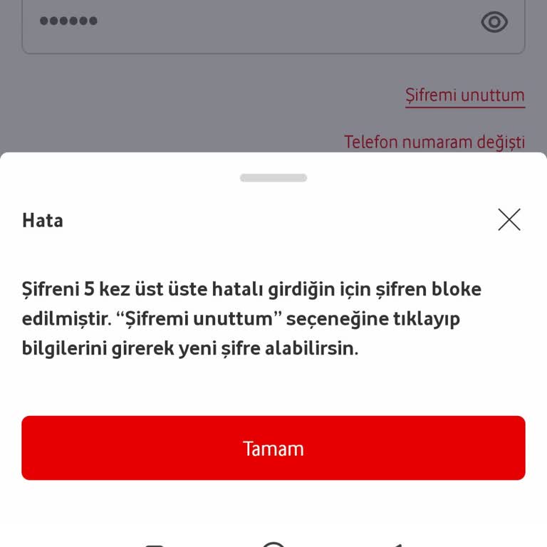 Vodafone Pay Hesabım Yanlış Şifreyle Bloke Oldu Ne Yapabilirim