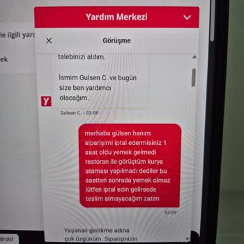 Gece Verilen Siparişte Teslimat Gecikmesi Ve Destek Sorunu
