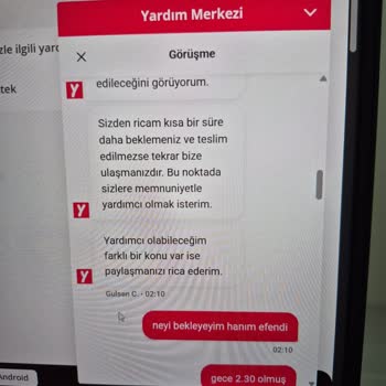 Gece Verilen Siparişte Teslimat Gecikmesi Ve Destek Sorunu