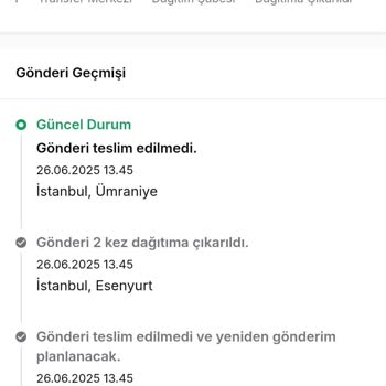 Aras Kargo Siparişim Teslim Edilmeden İptal Edildi