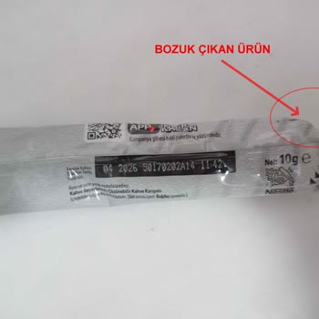 Aldığım Nescafe Paketleri Bozuk Çıktı, Kötü Koku Ve Tuzlu Tat Yaşadım