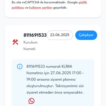 Vestel Korupark'tan Aldığım Klimanın Servis Randevusunda Yaşanan Sorumsuzluk