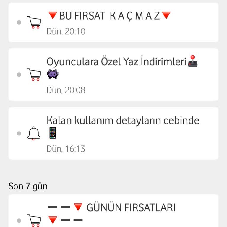 Vodafone Yanımda Uygulamasında Bildirimleri Kapatamıyorum Ve Sürekli Reklam Alıyorum