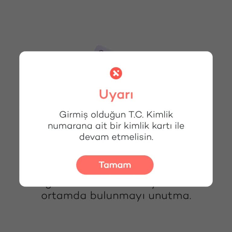 Kimlik Doğrulama Hatası Mağduriyeti