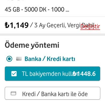 Bakiyem Yeterli Olmasına Rağmen Paket Satın Alamıyorum