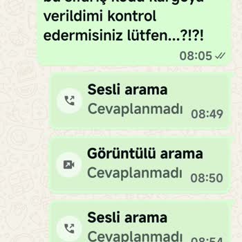 Sipariş Sonrası İletişimsizlik Ve Destek Eksikliği Nedeniyle Mağduriyet