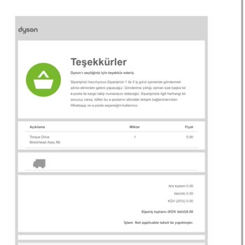 Dyson Süpürge Başlığı Stok Sorunu Ve İptal Edilen Sipariş Mağduriyeti
