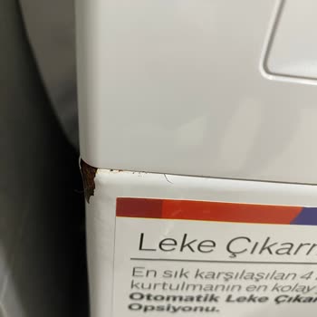 Kısa Sürede Paslanan Çamaşır Makinesi İçin Çözüm Bekliyorum