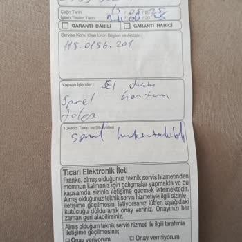 Yüksek Servis Ücretine Rağmen Eksik Ve Hatalı Montaj