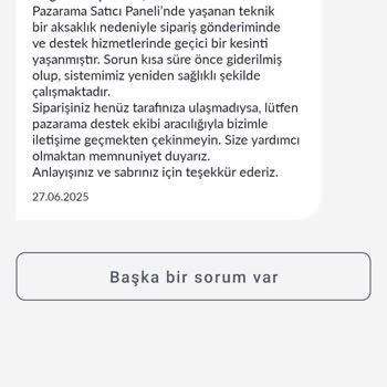 Siparişim 3 Gündür Teslim Edilmedi, Çözüm Sunulmuyor