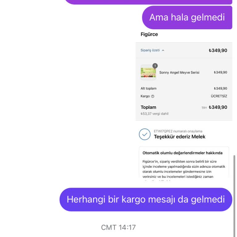 Sipariş Verdim Ne Kargo Var Ne İade Paramı Alamıyorum