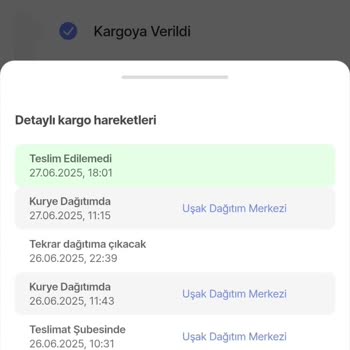 Kargo Teslimatında İlgisizlik Ve Yanlış Bilgilendirme