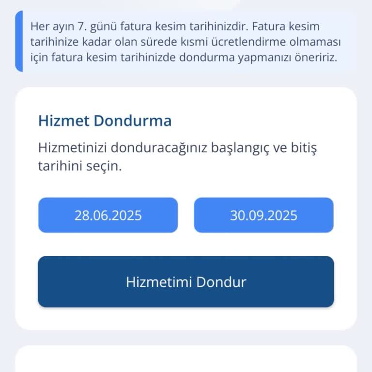 TurkNet Hizmet Dondurma Ücretine Beklenmedik Zam Ve Sözleşme Dışı Değişiklikler
