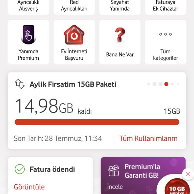 Ek Paket İptali İçin Müşteri Hizmetlerinde Yaşanan Sorun Ve Yetersiz Destek