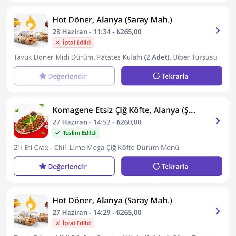 Siparişlerimin Keyfi Şekilde İptal Edilmesi Ve Müşteriyle Sert İletişim