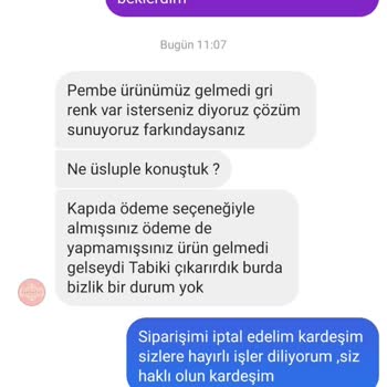 Siparişim Kargolanmadı, İletişim Ve Hizmette Sorun Yaşadım