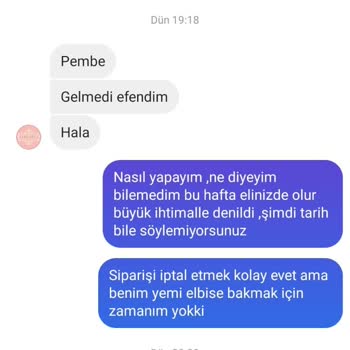 Siparişim Kargolanmadı, İletişim Ve Hizmette Sorun Yaşadım