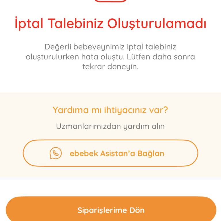 Sipariş Adres Hatası Ve İptal Sorunu Nedeniyle Mağduriyet