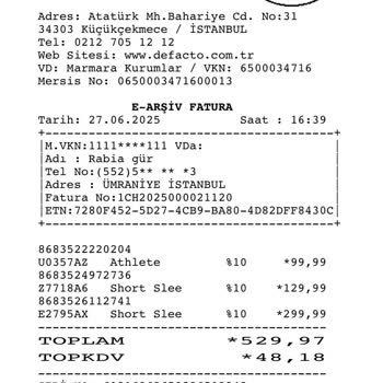 DeFacto Outlet Mağazasında Tişört Fiyatı Kasada Farklı Çıktı