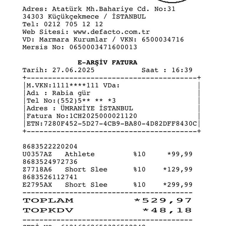 DeFacto Outlet Mağazasında Tişört Fiyatı Kasada Farklı Çıktı
