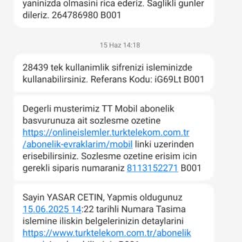 Numara Taşıma Sürecinde Tarife Fiyatı Artışı Ve Başvuru İptali Mağduriyeti