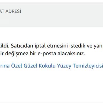 Siparişim Gönderilmedi, Satıcıdan Ve Amazon'dan Destek Alamadım
