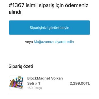 Siparişimin Kargosundan Ve İletişimden Memnun Kalmadım