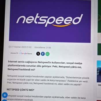 İnternet Kesintisi Ve Müşteri Hizmetlerinden Dönüş Alamama Mağduriyeti