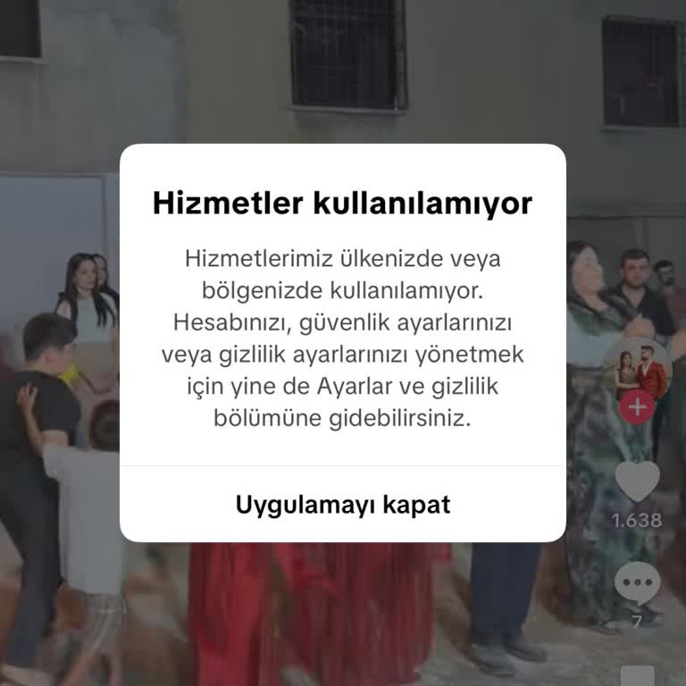 TikTok Hesabıma Giriş Yapılamıyor Hizmetler Kullanılmıyor