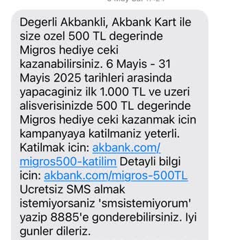 Akbank Migros Promosyon Kodu Kampanyasında Kod Ekranı Açılmıyor