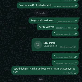 Ürün Değişimi İçin Ulaşamıyorum Müşteri Hizmetleri İlgisiz