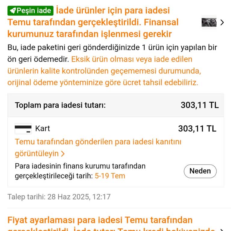 İade Sonrası Eksik Ürün Ve Kesilen İndirim Vergi Sorunu