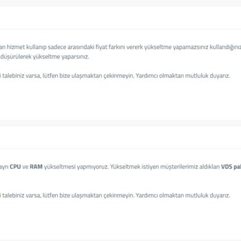 Phoenix Sunucum Yükseltme İşleminde Kalan Süreyi Silip Tam Ücret Talep Ediyor