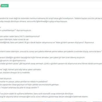 Phoenix Sunucum Yükseltme İşleminde Kalan Süreyi Silip Tam Ücret Talep Ediyor