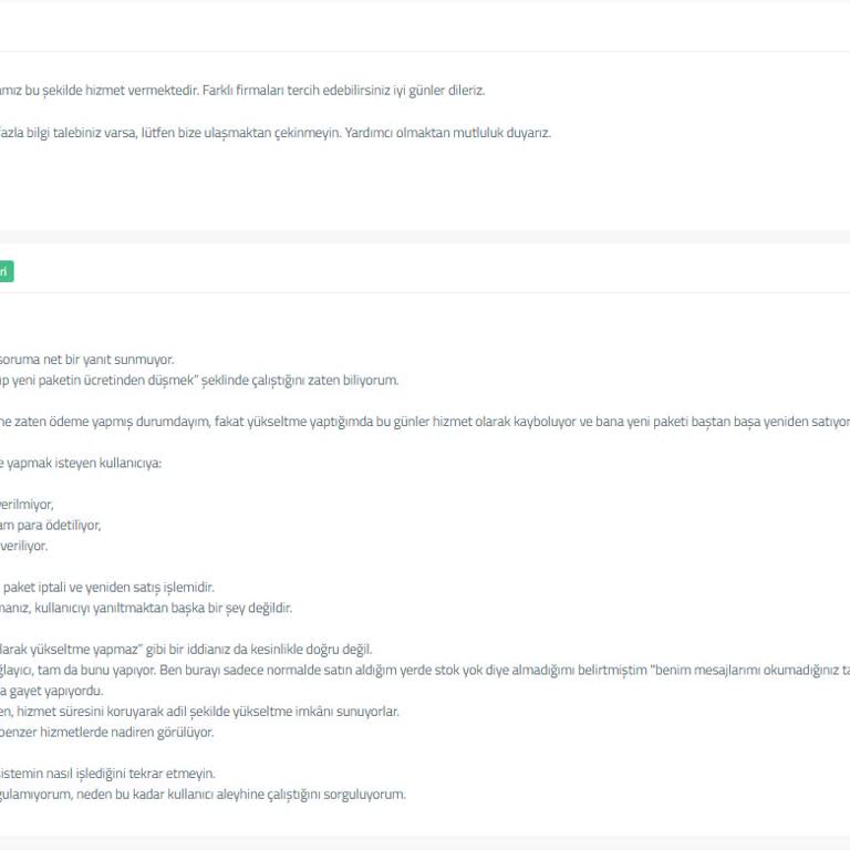 Phoenix Sunucum Yükseltme İşleminde Kalan Süreyi Silip Tam Ücret Talep Ediyor