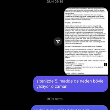 İade Kargo Ücretim Haksız Yere Kesildi, Mesajlarıma Cevap Verilmiyor