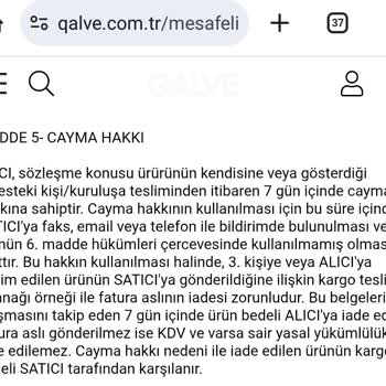 İade Kargo Ücretim Haksız Yere Kesildi, Mesajlarıma Cevap Verilmiyor